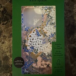 Kate Spade Blue and White Floral Phone Case